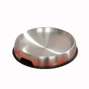 FORUM Non-Slip Stainless Steel Pet Bowl With Silicone Pad Feeder Bowl Dog Bowl Pets Accessories Durable Cat Bowl Dog/Cat