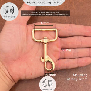 Móc Càng Cua Quai Túi Chốt Tôm Hùm T1028 Hợp Kim Kẽm Phụ Liệu Làm Đồ Da Giỏ Đeo Bóp Ví Dây Lưng Thủ Công Handmade DIY