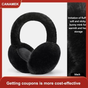 【CANAMEK】 Sang trọng earmuffs ấm gió chống đông bảo vệ tai earmuffs thoải mái mềm sang trọng earmuffs trang trí earmuffs
