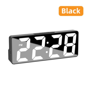 Jam Meja Digital Dinding Alarm Clock LED Tanggal Suhu USB Smart Clock Pengisian Daya 2025 New Model