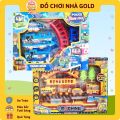 Bộ tàu hỏa đường ray chạy pin cho bé – Đồ chơi tàu chạy đường ray lắp ráp sáng tạo. 