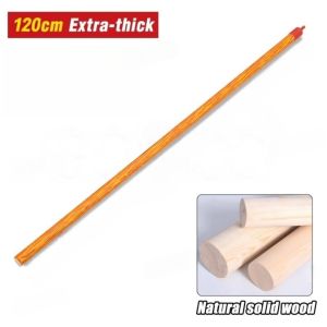 T-ORAS 20/45cm Head Stainless Steel Floor Brush Heavy Duty Wood with 120cm Long Handle for cleaning bathroom garden