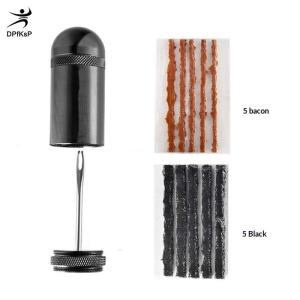 DP🔊🔥🔥🔥 ชุดซ่อมยางแบบไม่มียางในจักรยานแบบพกพาเจาะยางแบบเร่งด่วนซ่อมกาวลายทางยางจักรยานซ่อมถนนแบบเจาะรู