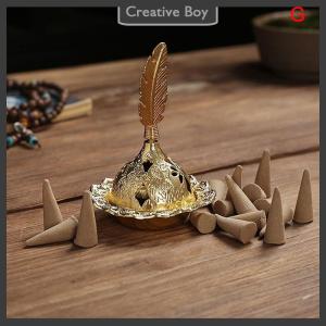 [Creative] Hương Hollow Vàng tháp dầu phong cách Ả Rập Lư hương chủ cho nhà khách sạn Hương chủ Yoga đồ trang trí