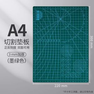 Ready stock  double-sided cutting pad engraving plate knife scale plate anti-slip writing design pad