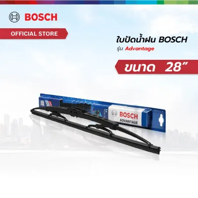Bosch ใบปัดน้ำฝนโครงเหล็ก รุ่น Advantage ขนาด 12 - 28 นิ้ว