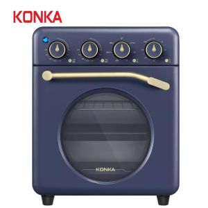 18L 1600W Oil Free Air Fryer Oven Toaster Rotisserie Dehydrator Countertop Oven with Mechanical Knob Electric Deep Fryer