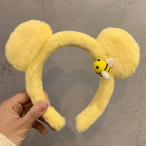 MIAOYA Cute Little Bear Bee Hairband for Woman Wash Face Hair Band for Student Birthday Present