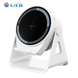 Thanh lịch 3 trong 1 loa cảm ứng với giá để điện thoại đèn RGB không dây bt5.3 cho quà tặng và sử dụng cá nhân