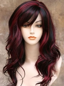 1pc Elegant Long Golden Curly False Wig with Side Bangs for Women - Heat Resistant Fiber Perfect for Daily Wear Halloween and Christmas Parties Costume Accessory|Sassy Style|Coily Textur