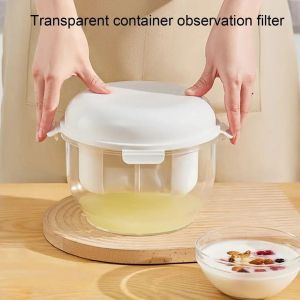 GAOSU Fine Mesh Yogurt Whey Separator with Springs Large Capacity Whey Separator Homemade Japanese Fruit Juice Filter Coffee