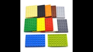 50pcs DIY Building Blocks 6x8 Dots 12Color Educational Creative Size Compatible With 3036 Toys for Children Thin Figures Bricks2026