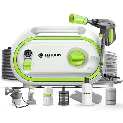 Máy Rửa Xe Áp Lực Cao Lutian Totoro - T4 Công Suất 1400w 100bar Máy Phun Xịt Rửa Xe Cao Áp Chuyên Dụng Cho Cửa Hàng Rửa Xe Nhà Xưởng Công Nghiệp