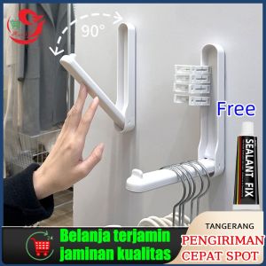 Penyimpanan Gantungan Rak Gantung Penyimpanan Model Lipat Untuk Kamar Mandi