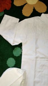 Koko Kurta Polos Putih & Setelan Anak Lengan Panjang