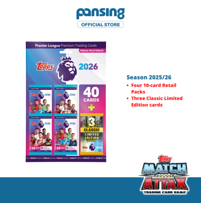 TOPPS Premier League 25/26 Mega Multipacks Trading Card Game 2025 (30 cards ) TCG