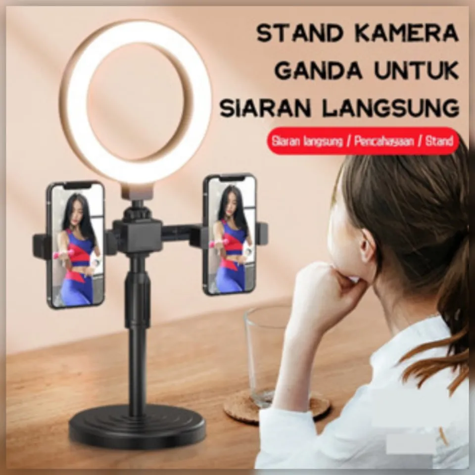 Phone Holder Stand HP Ring light 16cm Live Stream Selfie Make Up