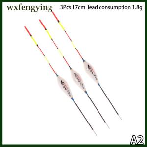 wxfengying 3Pcs Medium Long Float Fish Float High Sensitivity Short Float High Sensitivity Crucian Carp Float White Plastics