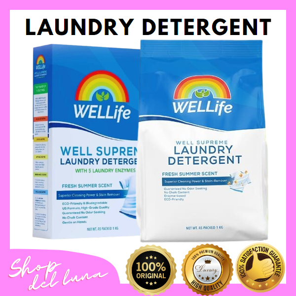 Wellife Super Detergent Powder Strong Cleaning Powder 1KG | Lazada PH