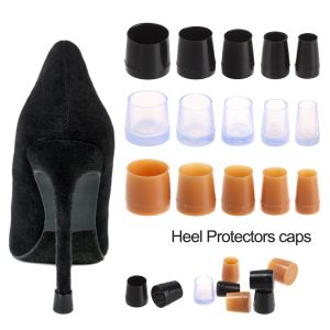 XENMART 1 pair  Wearable Non-slip Round Shape Heel Stoppers Silencer Heel Protector Antislip High Heeler