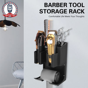 2 Slots Clipper Rack for Barbers Stainless Steel Electric Clipper Storage Hair Cutter Trimmer Holder Stand Organizer