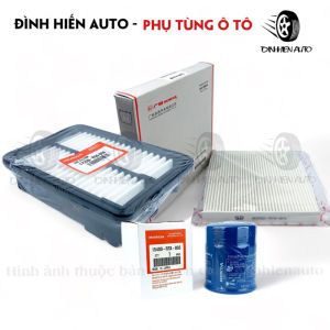 Combo Honda City (2021-24) HRV | BRV 1.5 (2022-24): Lọc gió lọc điều hoà & lọc nhớt (008/W02/004)