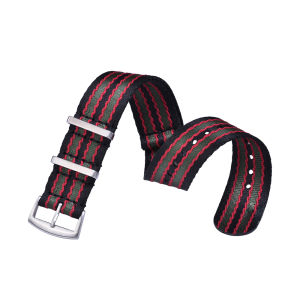 Cmooth Seatbelt Nylon Watch Strap 20mm 22mm Premium Quality Nylon Nato Strap Military Straps  For 007 James Bond WatchBand Replacement Watch Accessories Watch Bands
