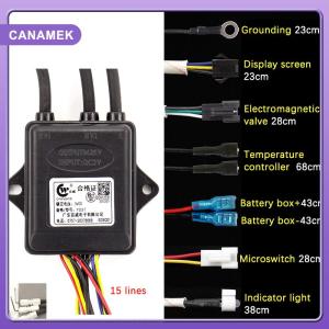 【CANAMEK】 Universal DC 3V Gas Stove Water Heater Double Ignition With Temperature Control And Display Pulse Igniter Switch