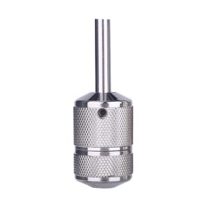 STARGOODS มือจับลายพิมพ์ ด้ามจับเครื่องสัก ออกแบบตามหลักสรีรศาสตร์ 22/25/30มม. มือจับเครื่องล็อคตัวเอง อุปกรณ์เสริมหลอด กันลื่น ด้ามจับสแตนเลสสำหรับสัก ศิลปะบนร่างกาย