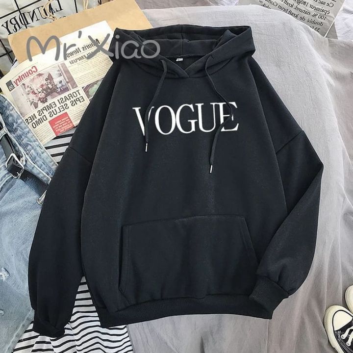 Vogue Collection Vogue Kapuzenpullover Black Vogue Hoodie On Sale
