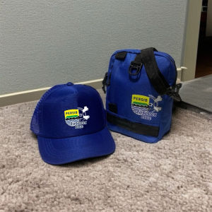 Tas Selempang PERSIB Kotak Plus Topi Slingbag Pria Bobotoh Viking