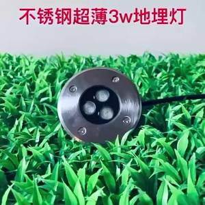 SXH led Underwater Inground Light Recessed Stainless Steel Submersible Light 12V24 Waterproof Ultra-thin Fish Pond Spotlight Swimming Pool Wall Light