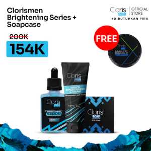 BRIGHTENING SERIES - Clorismen Perawatan Wajah Pria Kusam dan Mencerahkan