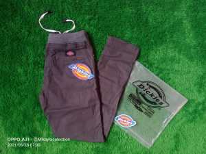 Celana Pria // Celana Chino Panjang Rip Abu-Abu Premium
