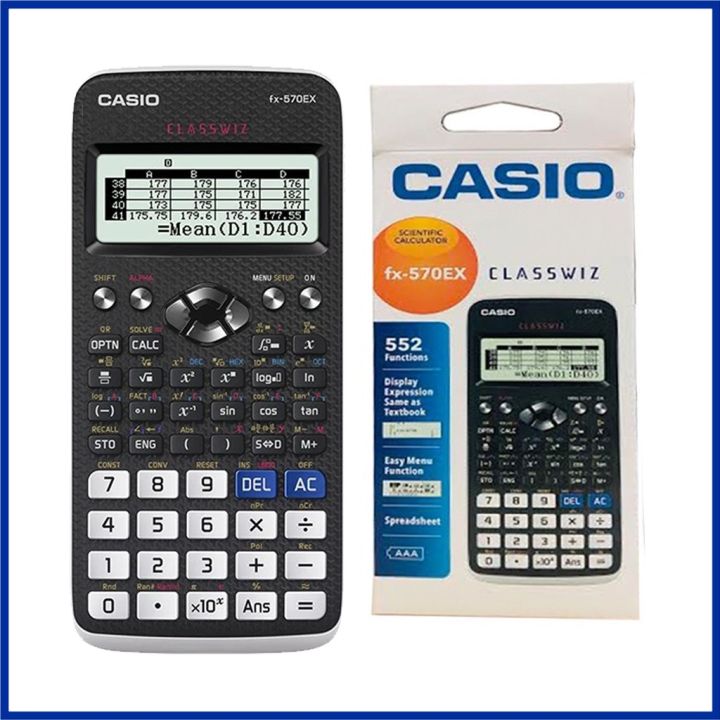 Casio FX-570EX Classwiz Scientific Calculator Heavy Duty Engineering ...