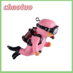 chaotuo Kawaii Resin Frogman Aquarium Ornaments Interesting Floating Decoration Simulated Mini Diver Fish Tank Aquarium Accessories