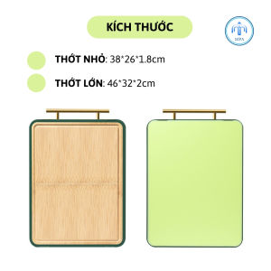 Thớt kháng khuẩn và tre nguyên tấm MPA cao cấp hai mặt dày chắc chắn dùng trong gia đình nhà hàng