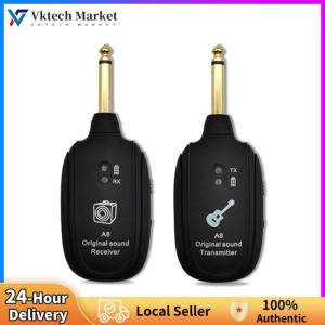 【Vktech】UHF Wireless Guitar Transmitter and Receiver with Easy Operation and Reliable Signal