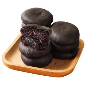 ขนมข้าวม่วง 5 สีดำไม่มีน้ำตาลทราย/ข้าวเหนียวดำ/อุดมสารอาหาร/เติมไส้เพิ่ม/เหมาะทุกวัย หอมนุ่มหวานธรรมชาติ