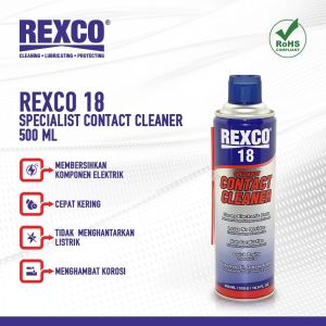 Pembersih Elektrik Rexco 18 contact cleaner 500 Ml - Cairan Pembersih Panel Elektrik
