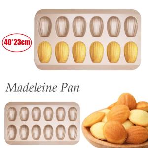 ZYJC MALL Shell Shaped Kitchen Carbon Steel Cooking Baking Tray Cookie Mould Biscuit Pan Madeleine Mold