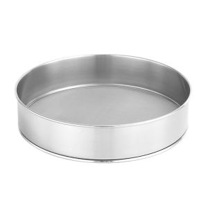 OEUVR Stainless Steel Fine Mesh Kitchen Utensil Icing Sugar Sifter Cooking Cake Baking Tools Flour Sieve Pastry Tool Flour Sifter Powder Strainer