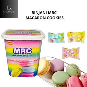 Rinjani MRC Macaron Cookies Jar Isi 20 Pcs - Cookies Dengan Toping Aneka Rasa