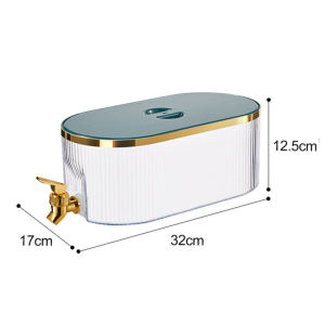 Beverage Dispenser For Fridge Iced Juice Lemonade Dispenser With Leak-Proof Spigot Plastic Drink Dispenser For Parties Home Camping