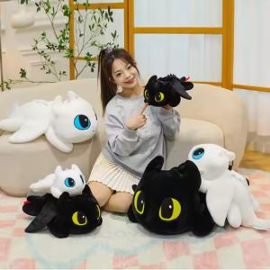 Oldlaiben Flying Dragon Plushie 80cm Toothless Dragon Plush Doll Toy Kids Birthday Gift