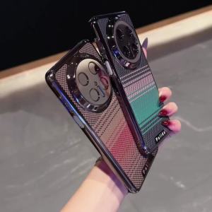 Ốp điện thoại họa tiết Kevlar phù hợp với Honor Magic 7 Pro Magic7 Pro 7Pro Magic7Pro vỏ bảo vệ toàn diện chống vân tay chống sốc