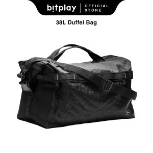 Bitplay 38L Duffel Bag Black Series – Lightweight Weather-Resistant Travel Gear with Water-Repellent Fabric Multi-Carry Design Expandable 38L Storage & Durable Construction