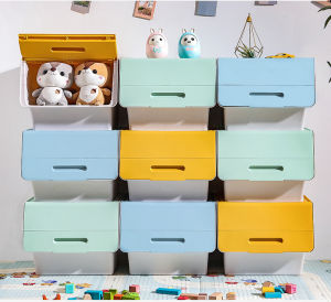 <Malaysia Stock>Multipurpose Household Storage Container Cloth Toy Book Snack Car Organizer Bedroom Closet Storage Box Drawer