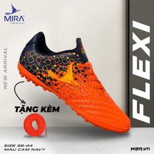 Giày đá bóng đá banh chính hãng Mira Flexi đế TF may full đế Merci sport