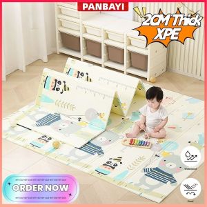 Baby Playmat Carpet Double Side Play Mat Floor Mat Playmats XPE Crawling Mats Cartoon Pattern Folding Play Mat Baby Game Center